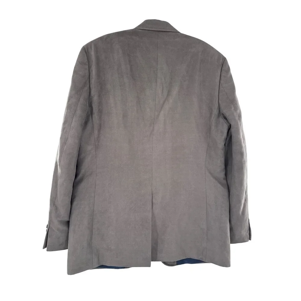 Lauren Ralph Lauren Gray Blazer‎ Sport Coat Two Button Jacket Lining Menswear
